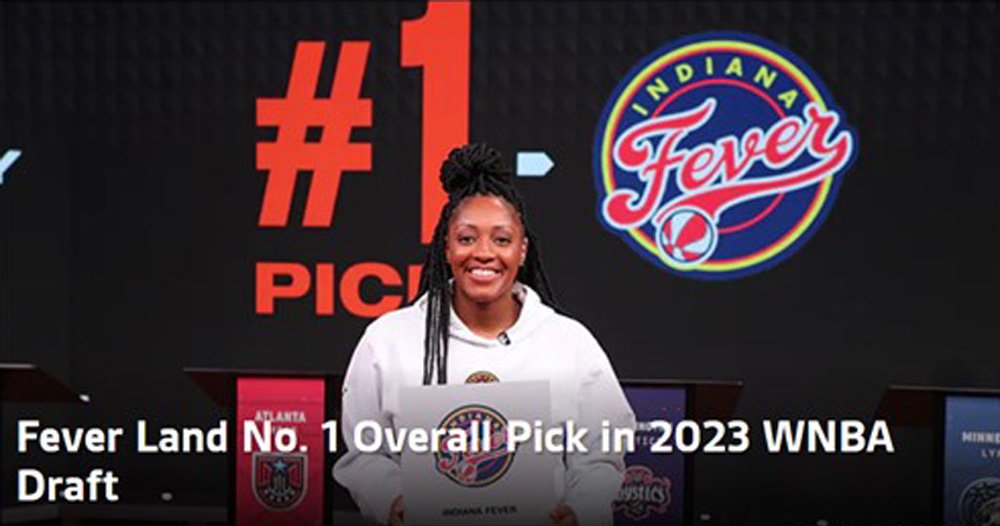 Pro Basketball INDIANA FEVER LAND NO. 1 OVERALL PICK IN 2023 WNBA